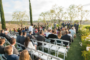 ceremony at falkner winery