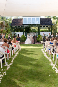 The magical ceremony site at The Humphreys Estate